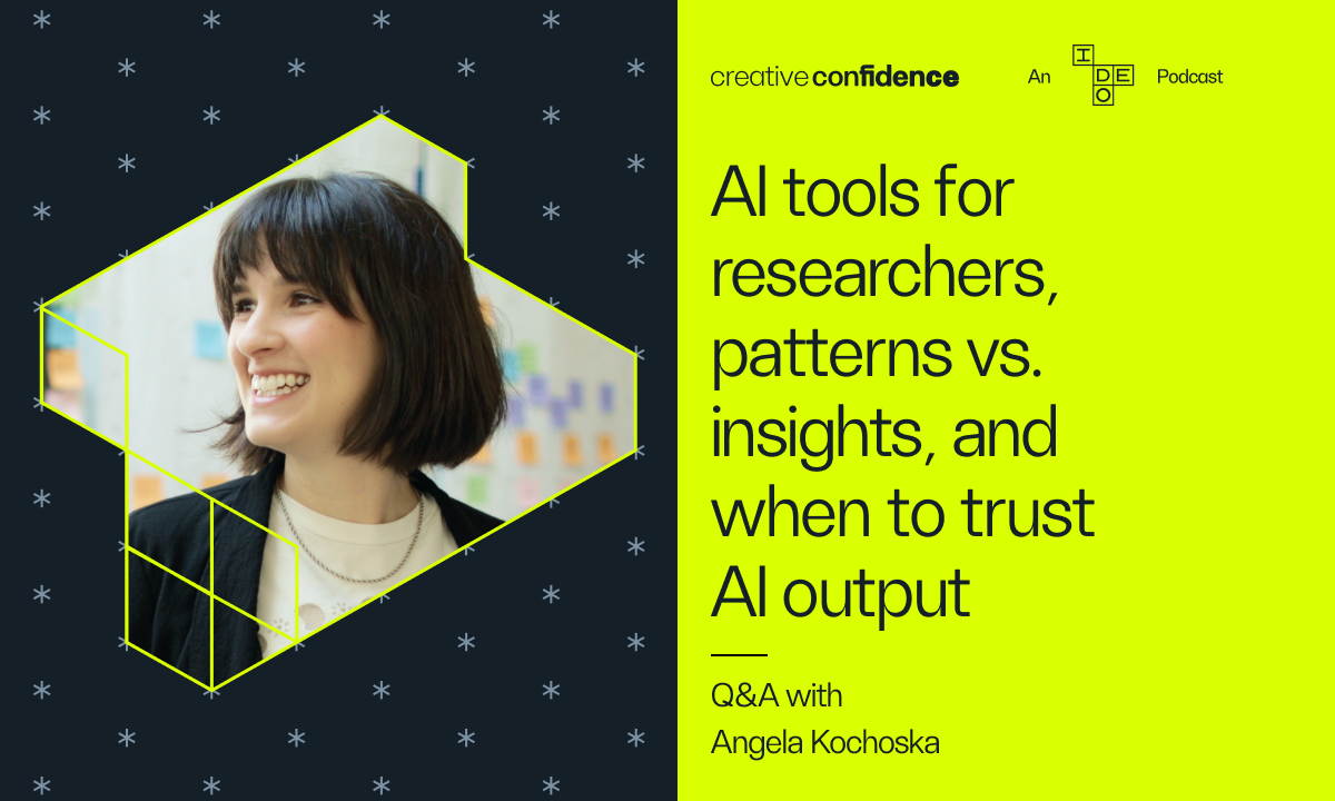 IDEO Data Scientist Answers Researchers' AI Tool Questions
